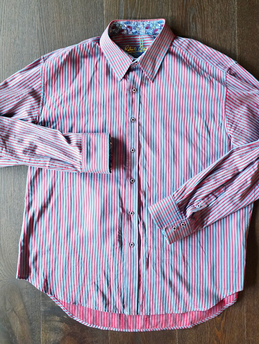 Men's Roberr Graham Striped Button-Down Shirt - XXL